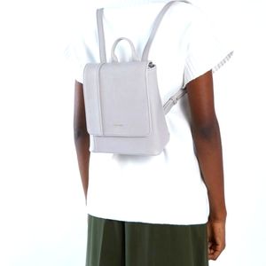 MATT&NAT GREY MINI BACKPACK NWOT!
